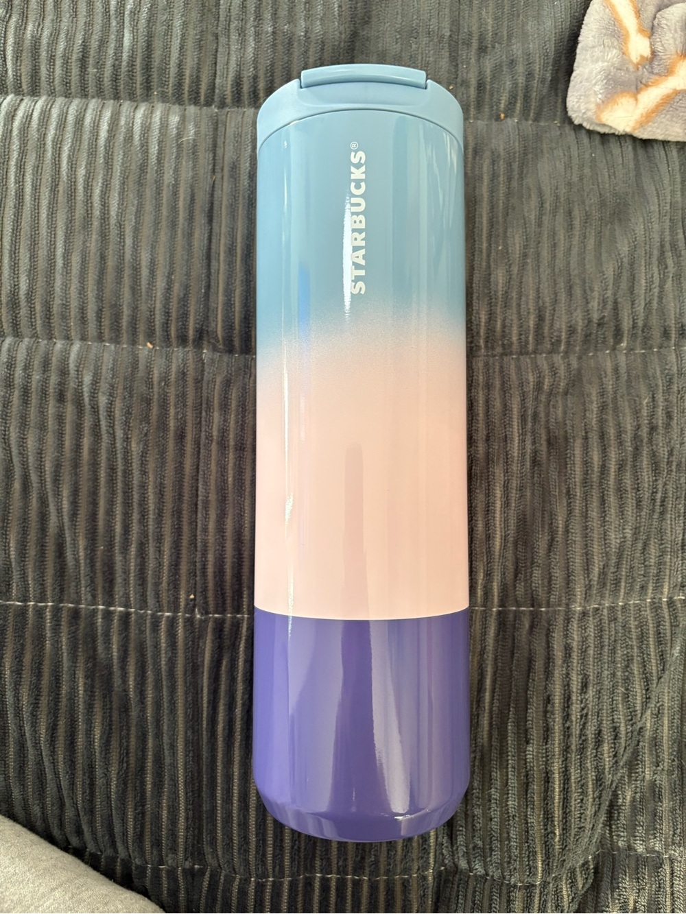 Starbucks Blue-Pink-Purple Gradient Travel Tumbler